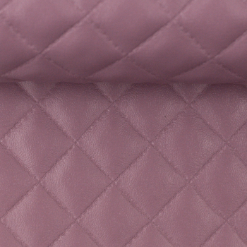 Preview: Kunstleder Steppoptik altrosa (10 cm)